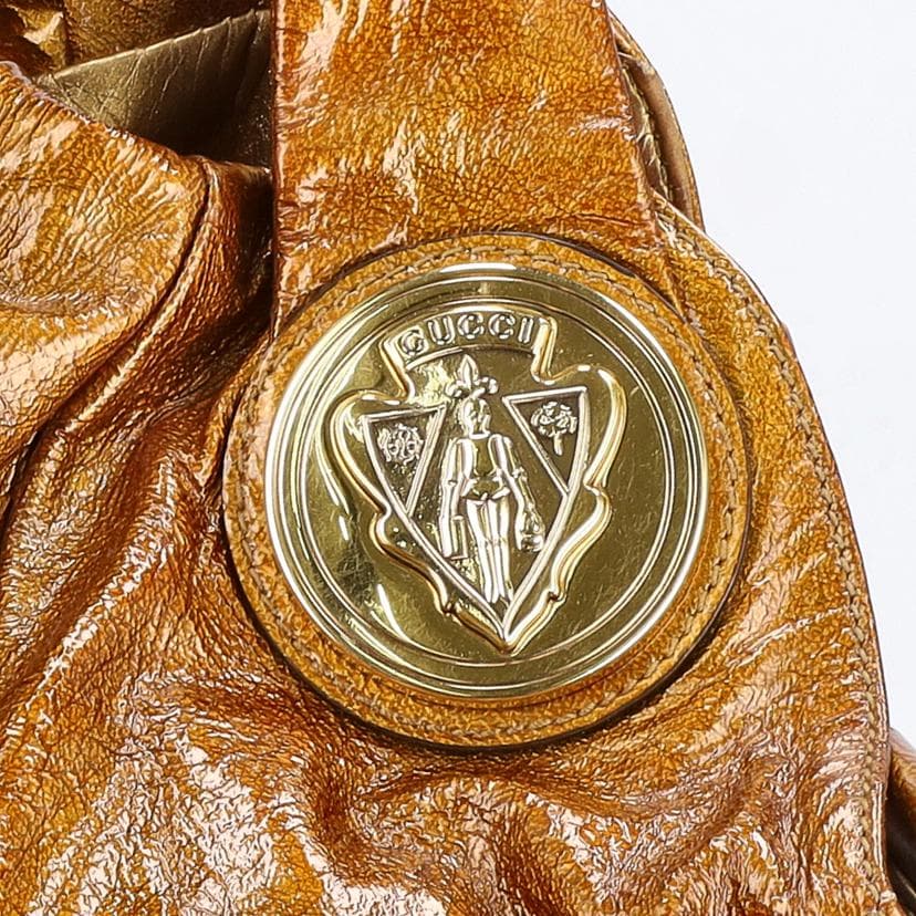 GUCCI Hysteria Patent Leather 2WAY Bag 197016 001*** AB Rank 91 [Used] 197016 7
