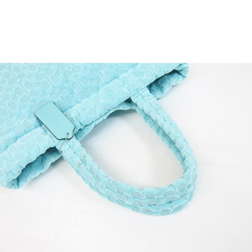 COACH Signature Terry Tote CT764 247* A Rank 71 [Used] CT764 5