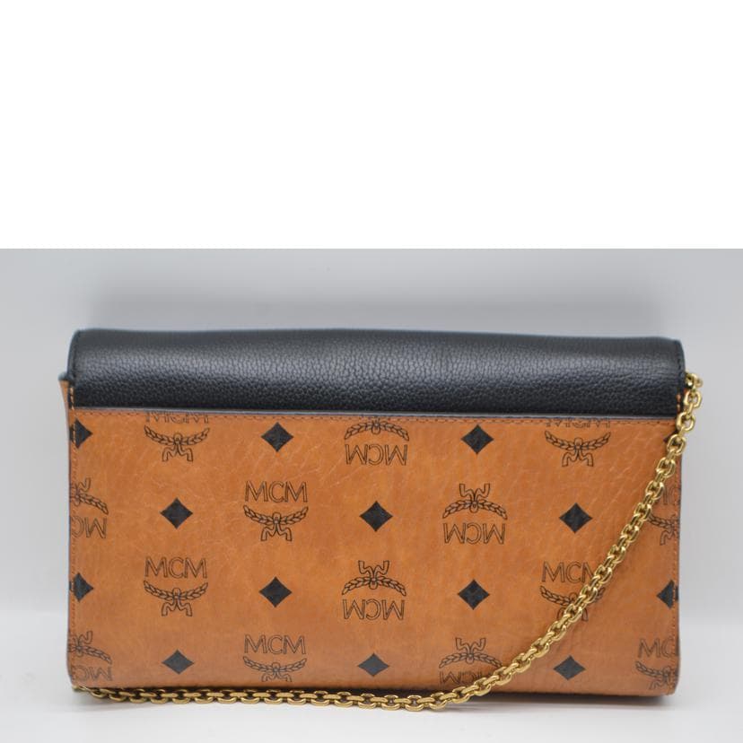 MCM Visetos Logo Gram Chain Shoulder Cognac MYZ8AME22BK001 043** S Rank 89 3