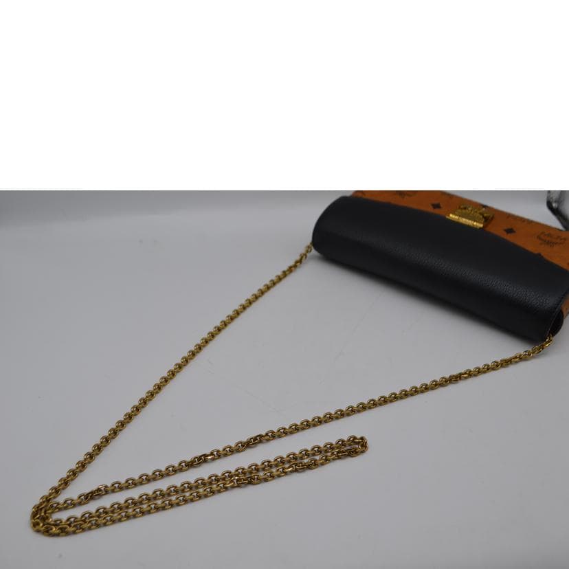 MCM Visetos Logo Gram Chain Shoulder Cognac MYZ8AME22BK001 043** S Rank 89 4