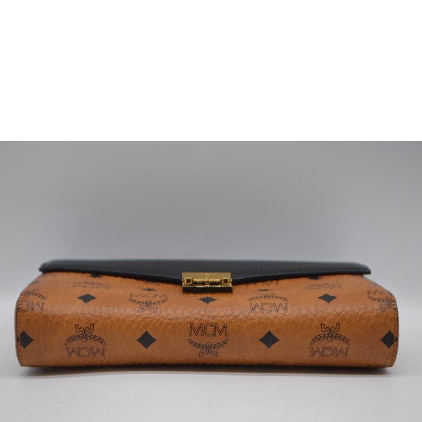 MCM Visetos Logo Gram Chain Shoulder Cognac MYZ8AME22BK001 043** S Rank 89 5