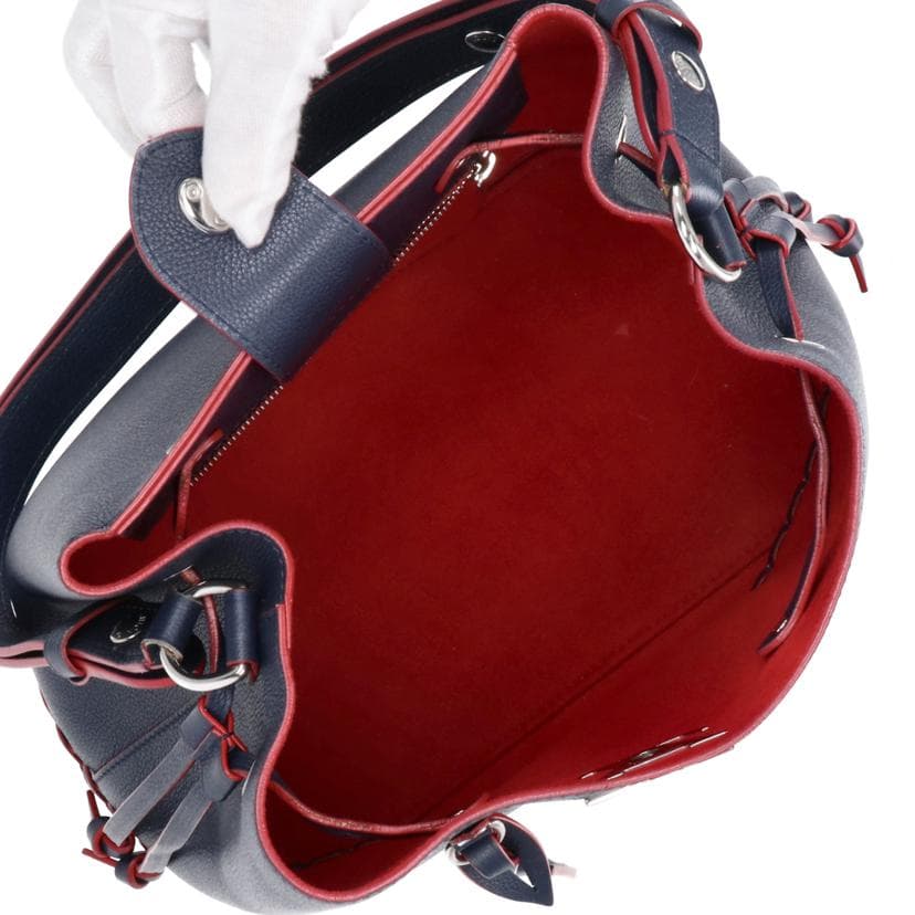 LOUIS VUITTON Louis Vuitton Lock Me Bucket Marine Blue M54681 DU2*** AB Rank 93 6