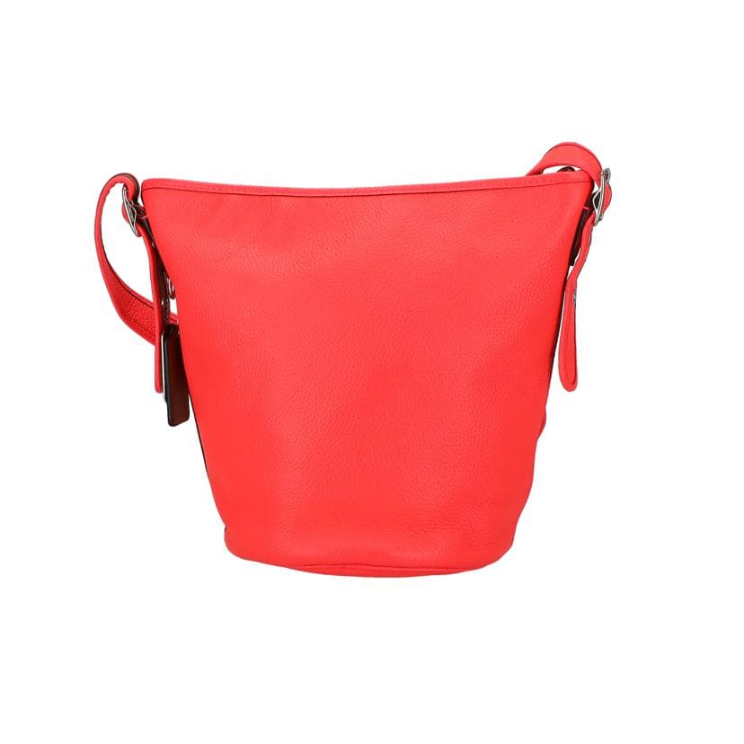 COACH Duffle Leather Shoulder Bag Neo Pink Orange Type A Grade 18 3