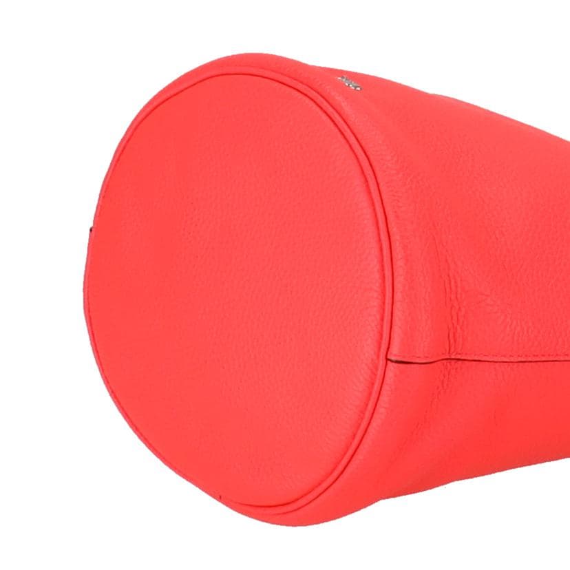 COACH Duffle Leather Shoulder Bag Neo Pink Orange Type A Grade 18 4