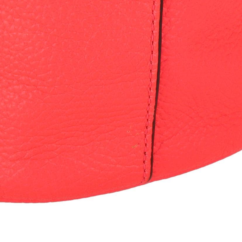 COACH Duffle Leather Shoulder Bag Neo Pink Orange Type A Grade 18 9