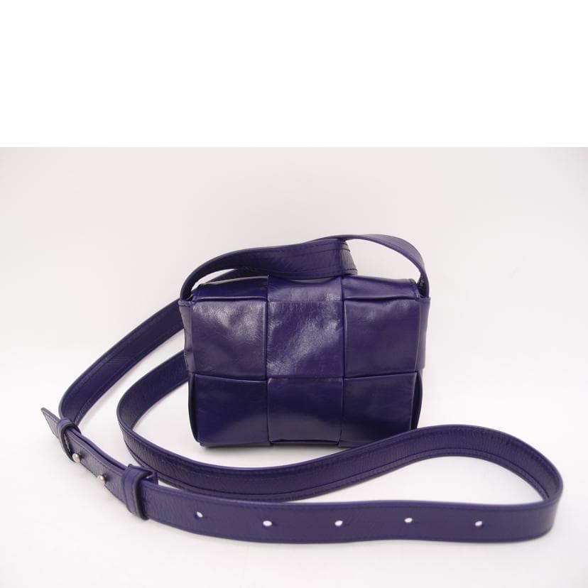 BOTTEGA VENETA Maxi Intrecciato Candy Cassette Shoulder Purple Rank A 69 [Used] 3