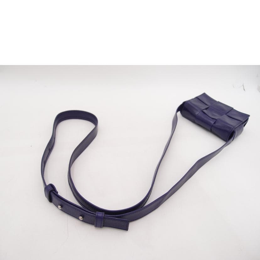 BOTTEGA VENETA Maxi Intrecciato Candy Cassette Shoulder Purple Rank A 69 [Used] 5