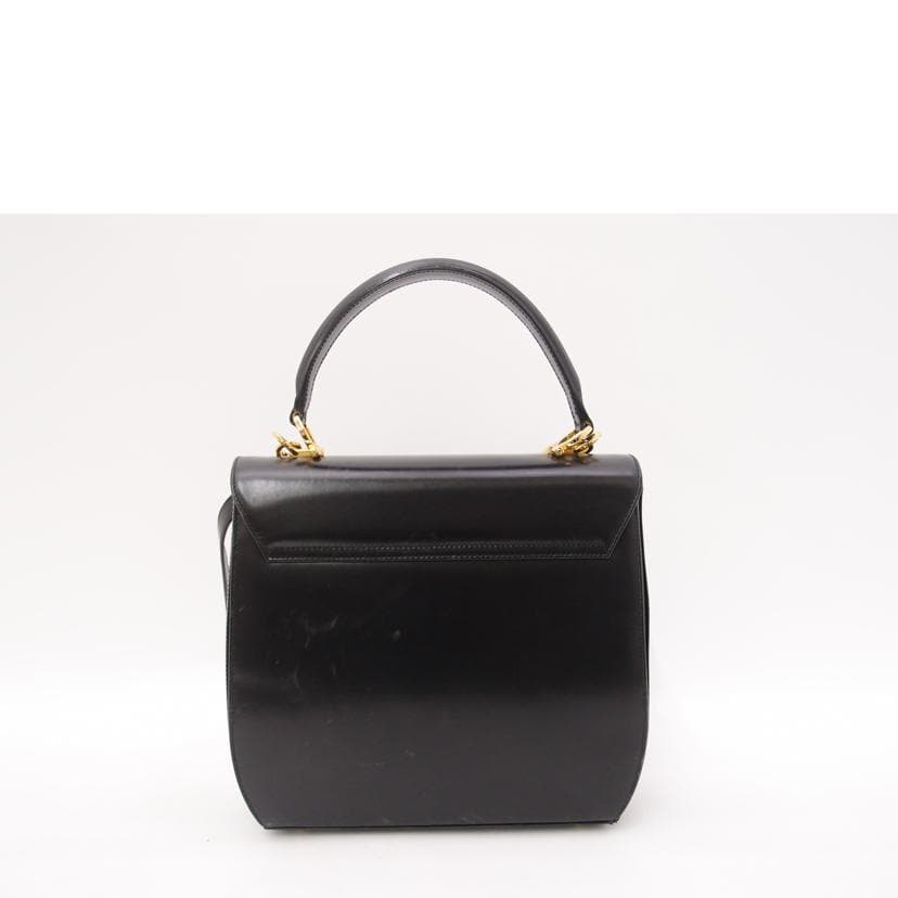 Ferragamo Gancini 2-way Handbag Black AK4192 Rank B 69 [Used] AK4192 3