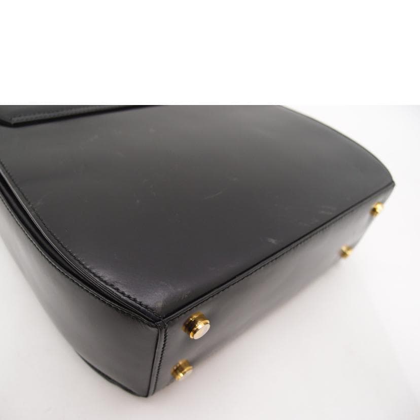 Ferragamo Gancini 2-way Handbag Black AK4192 Rank B 69 [Used] AK4192 8