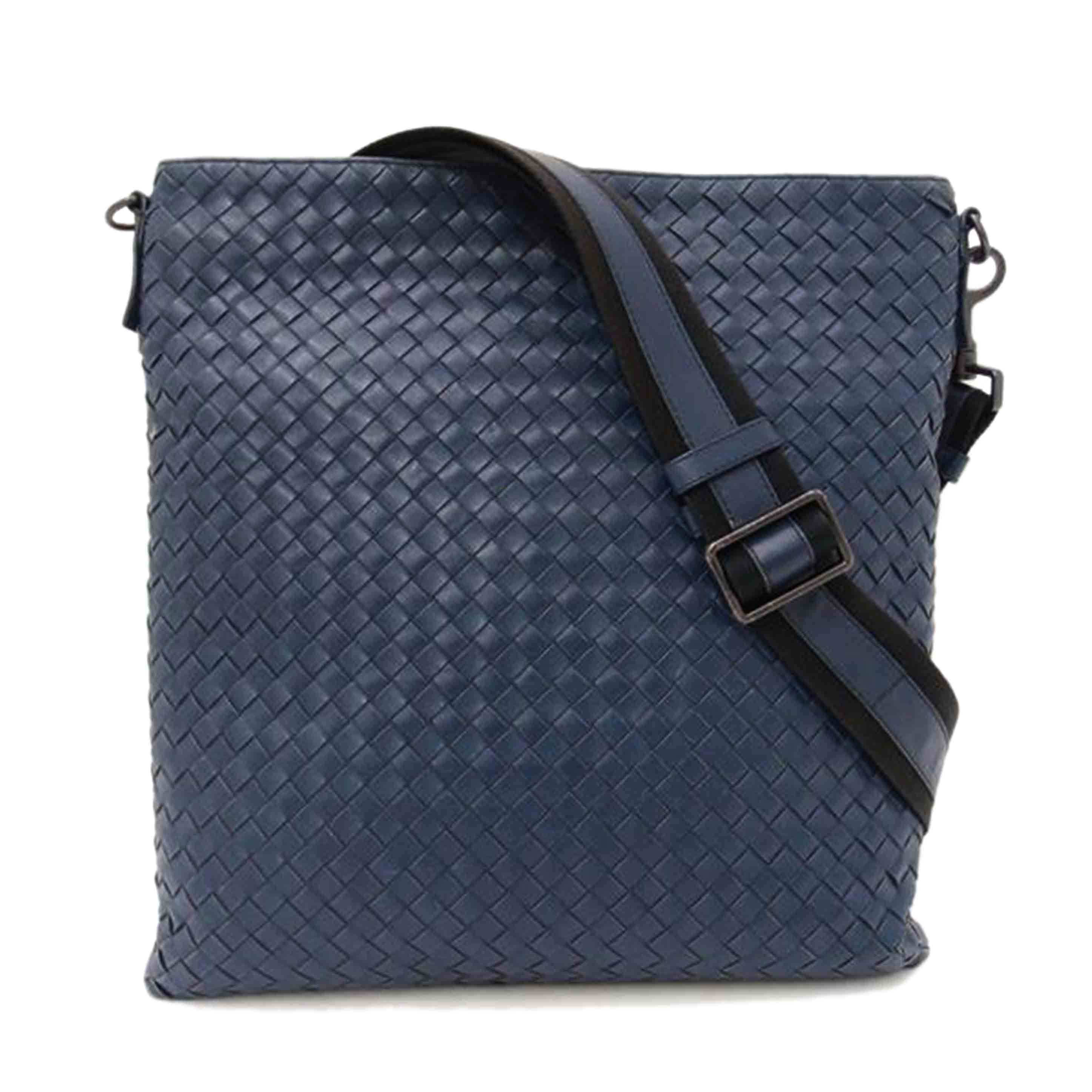 BOTTEGA VENETA Intrecciato Shoulder Blue 276356V465C Rank B 69Used 276356V465C 2