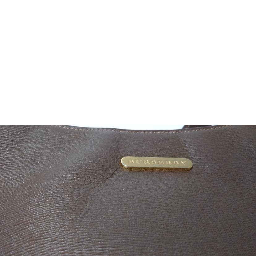 BURBERRY Leather One Shoulder Bag Rank B 52 [Used] 14