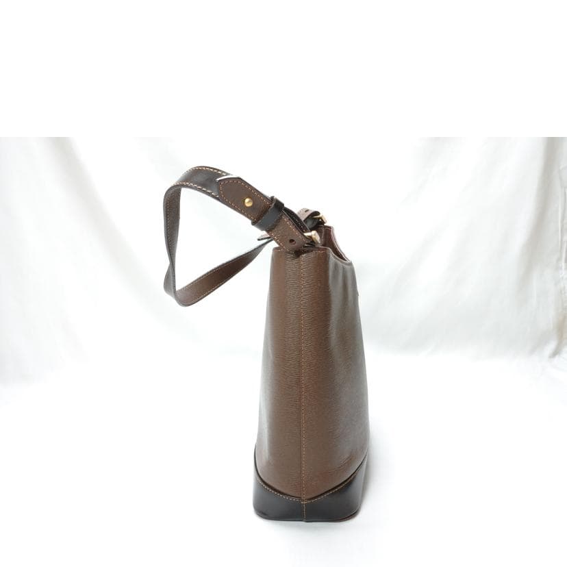 BURBERRY Leather One Shoulder Bag Rank B 52 [Used] 4