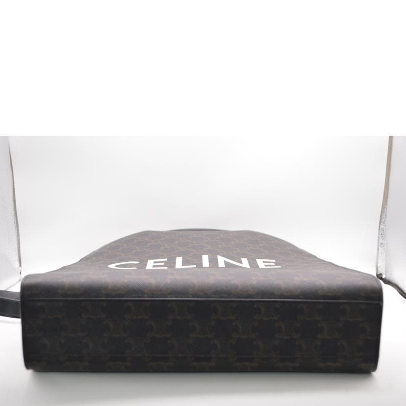 CELINE Celine Triomphe Medium Vertical Cabas Noir 194432 S-S***** A Rank 89 6
