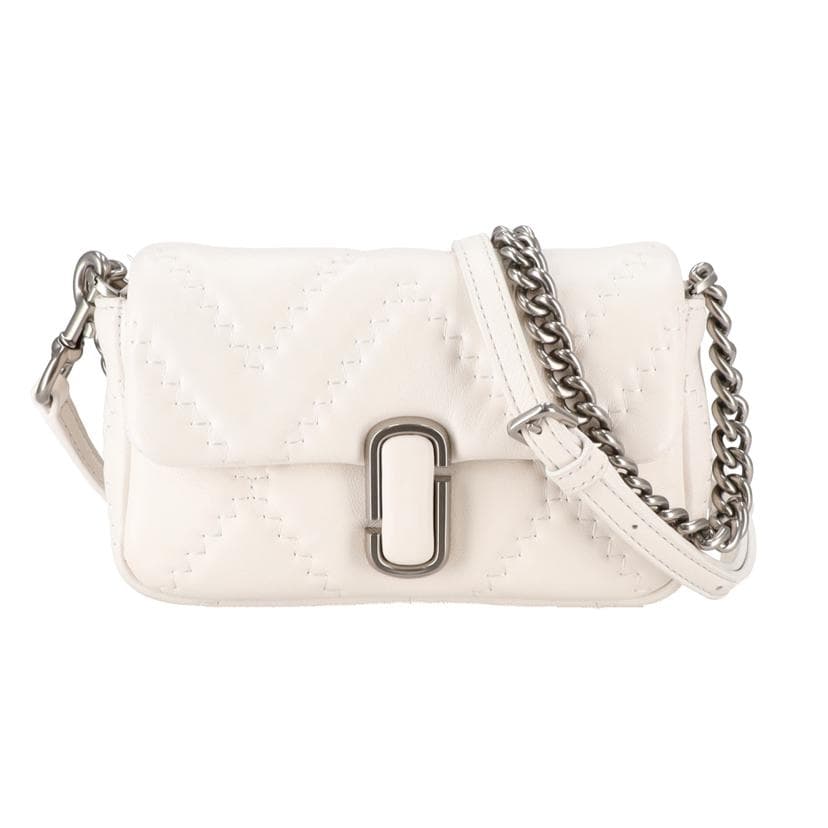 MARC JACOBS 2Way Chain Shoulder Bag White A Rank 78Used 2