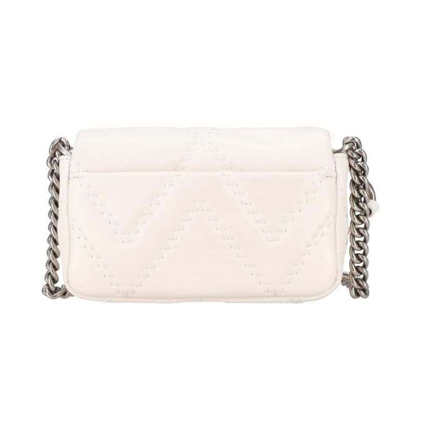 MARC JACOBS 2Way Chain Shoulder Bag White A Rank 78Used 3