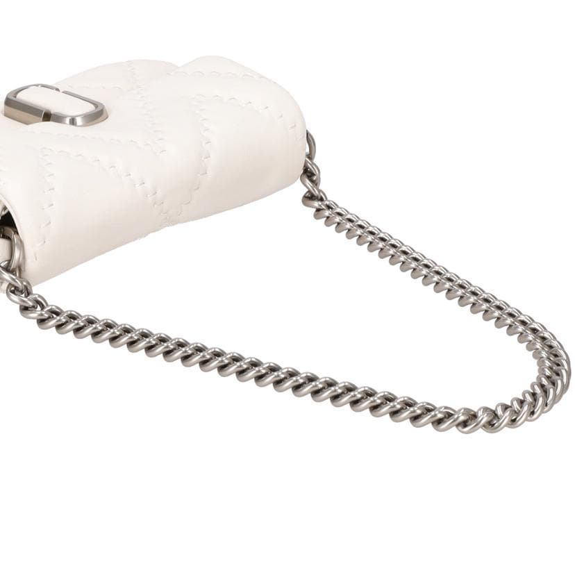 MARC JACOBS 2Way Chain Shoulder Bag White A Rank 78Used 5