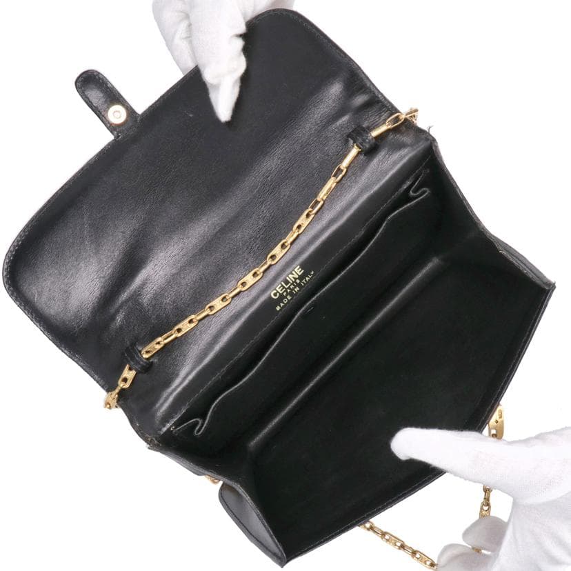 CELINE Carriage hardware Chain shoulder Rank B 75 [Used] 6