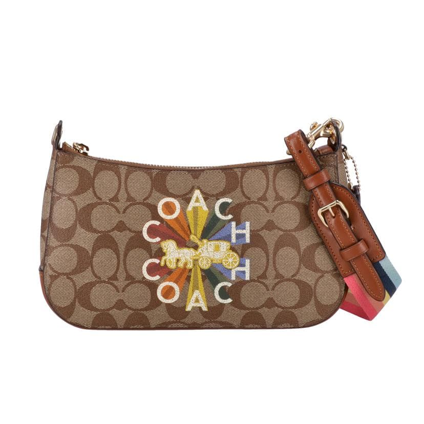 COACH Coach Radial Rainbow Jess Bucket C6817 H21** A Rank 09Used C6817 2