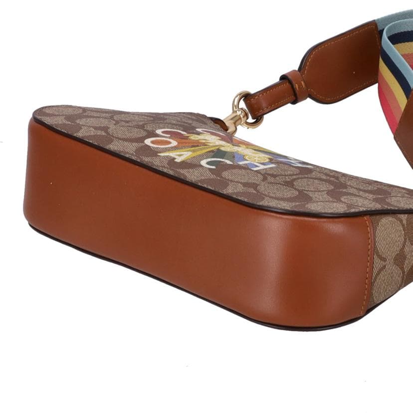 COACH Coach Radial Rainbow Jess Bucket C6817 H21** A Rank 09Used C6817 4