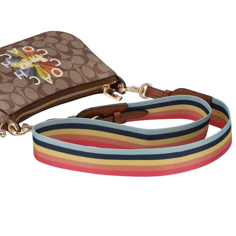 COACH Coach Radial Rainbow Jess Bucket C6817 H21** A Rank 09Used C6817 5