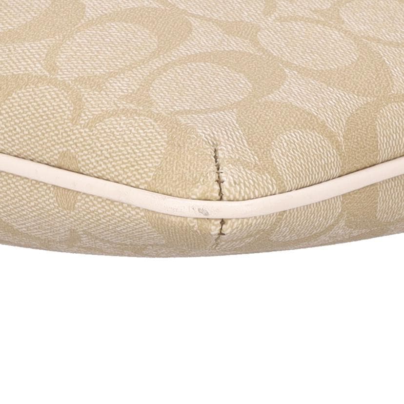 COACH PVC Signature Shoulder Bag F58809 F18** AB Rank 18Used F58809 8