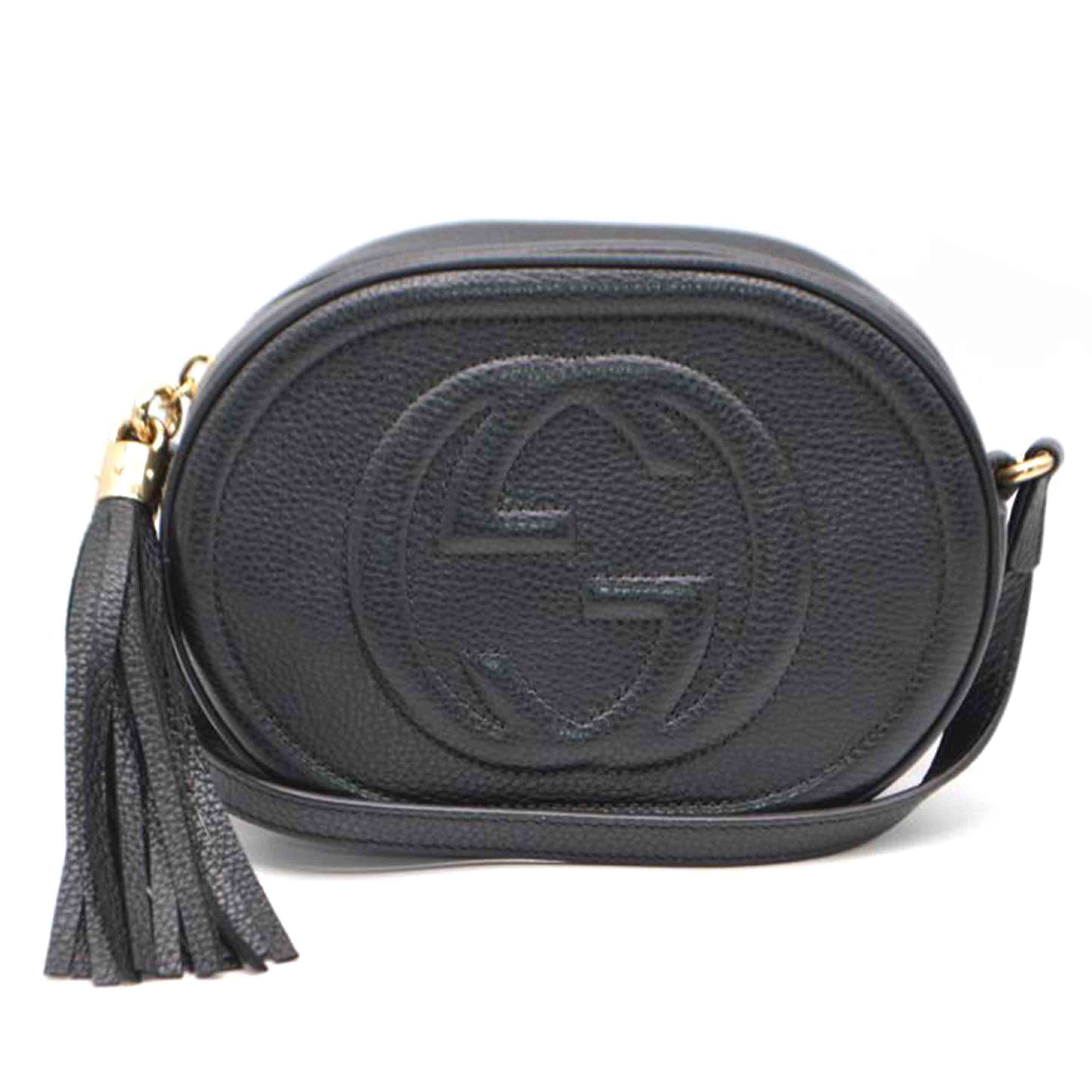 GUCCI Soho Interlocking G Fringe Leather Shoulder Bag 747779 493*** SA Rank 89 2