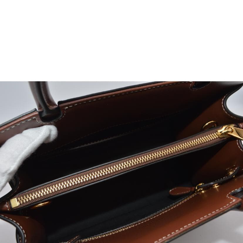 BURBERRY Vintage Check Title Mini 2-Way Leather Handbag 8025267 SA Rank 89 6