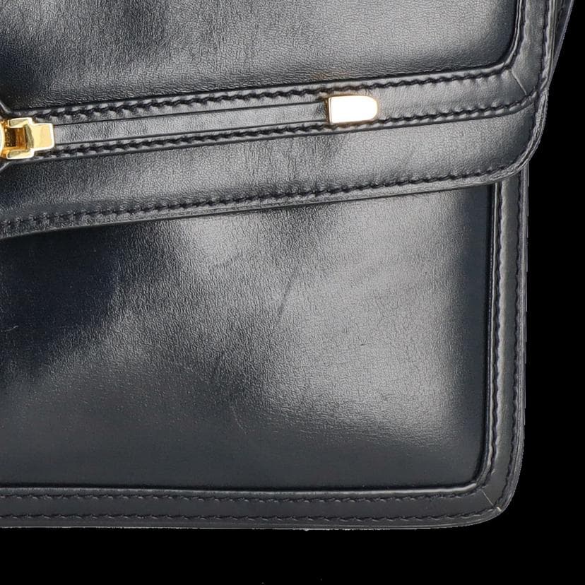 Rare & Vintage ARCHIVEGUCCI Interlocking G Leather Flap Shoulder Bag AB Rank 11