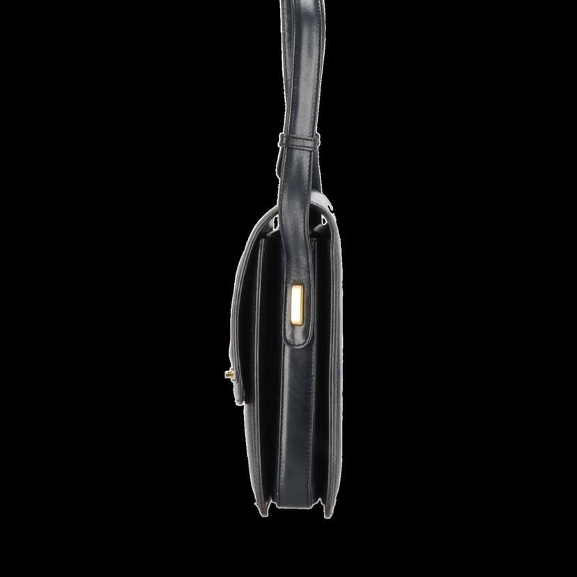 Rare & Vintage ARCHIVEGUCCI Interlocking G Leather Flap Shoulder Bag AB Rank 3