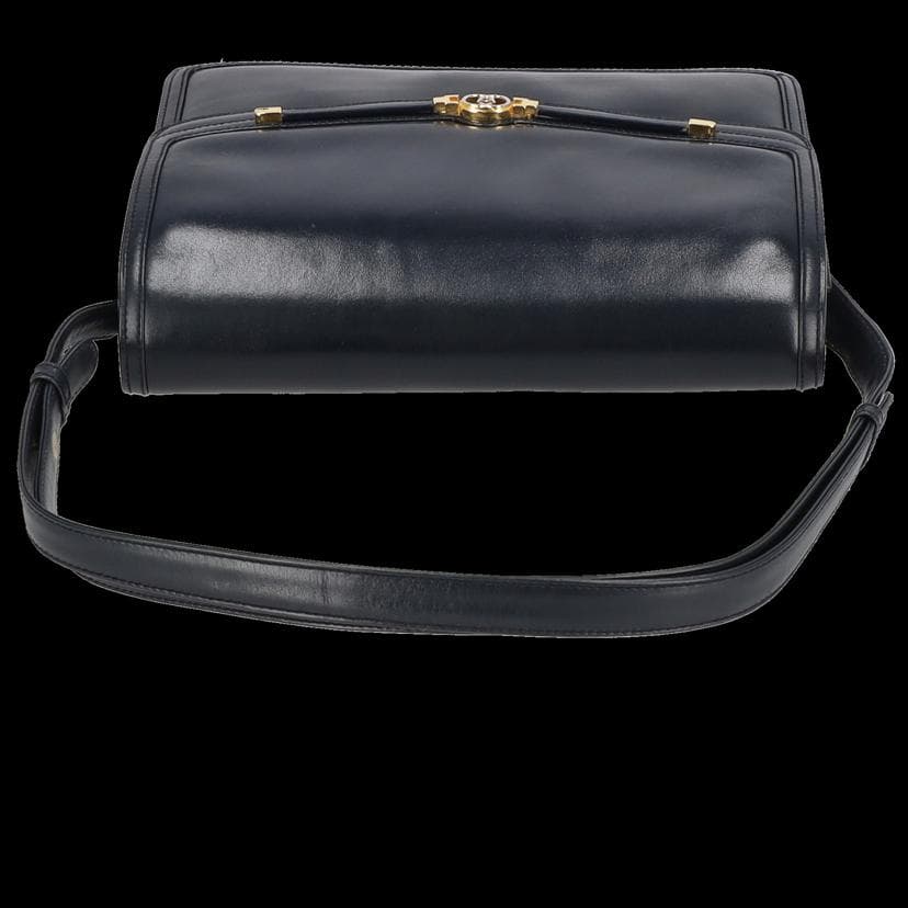 Rare & Vintage ARCHIVEGUCCI Interlocking G Leather Flap Shoulder Bag AB Rank 7