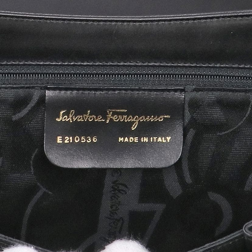 Rare & Vintage ARCHIVEFerragamo Gancini 2WAY Handbag E21 0536 A Rank 75Used E21 6