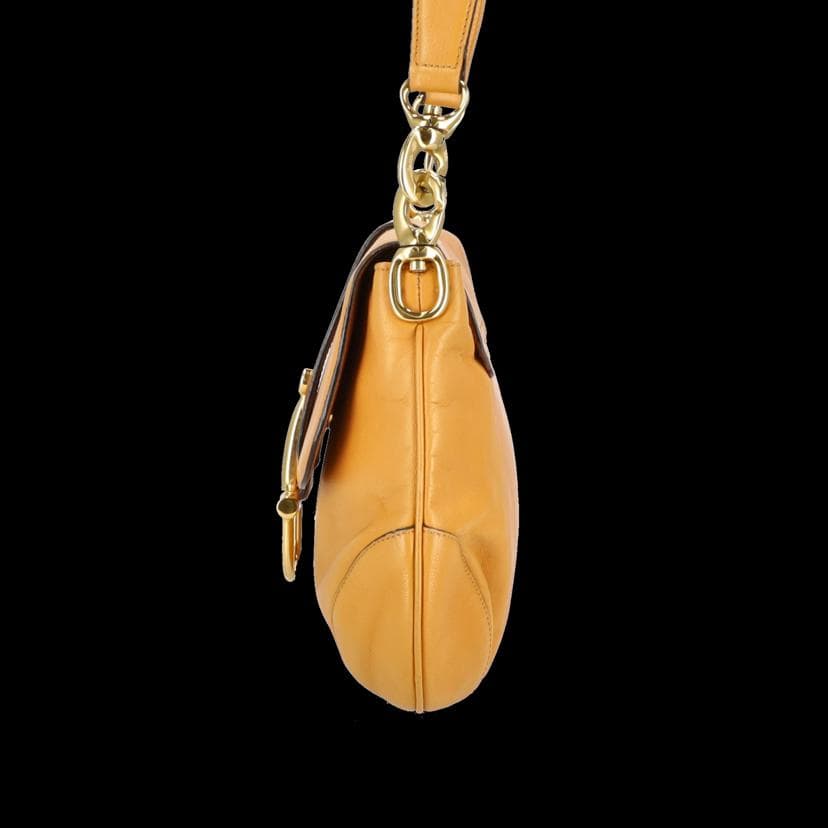 Rare & Vintage ARCHIVECELINE Horsebit Flap Leather Shoulder M17** AB Rank 3