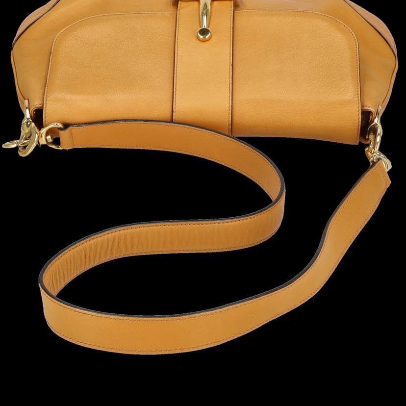 Rare & Vintage ARCHIVECELINE Horsebit Flap Leather Shoulder M17** AB Rank 7