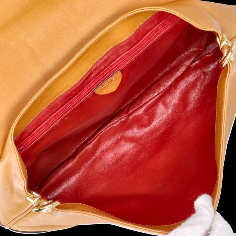 Rare & Vintage ARCHIVECELINE Horsebit Flap Leather Shoulder M17** AB Rank 8