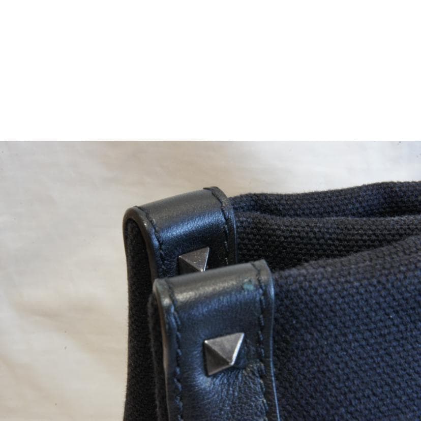 VALENTINO VLTN Multi-Logo Canvas Tote Black VY2B0A34GWU AB Rank 92 [Used] 8