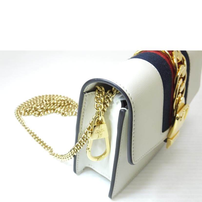GUCCI Mini Chain Shoulder Bag Sylvie 494646 218* AB Rank 88 [Used] 494646 5