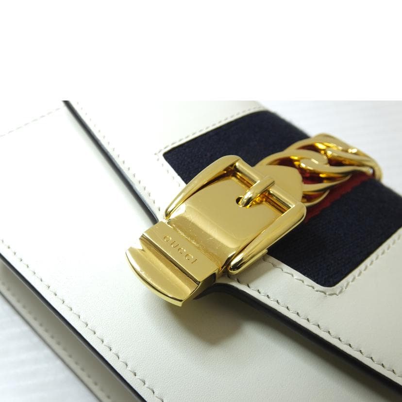 GUCCI Mini Chain Shoulder Bag Sylvie 494646 218* AB Rank 88 [Used] 494646 8