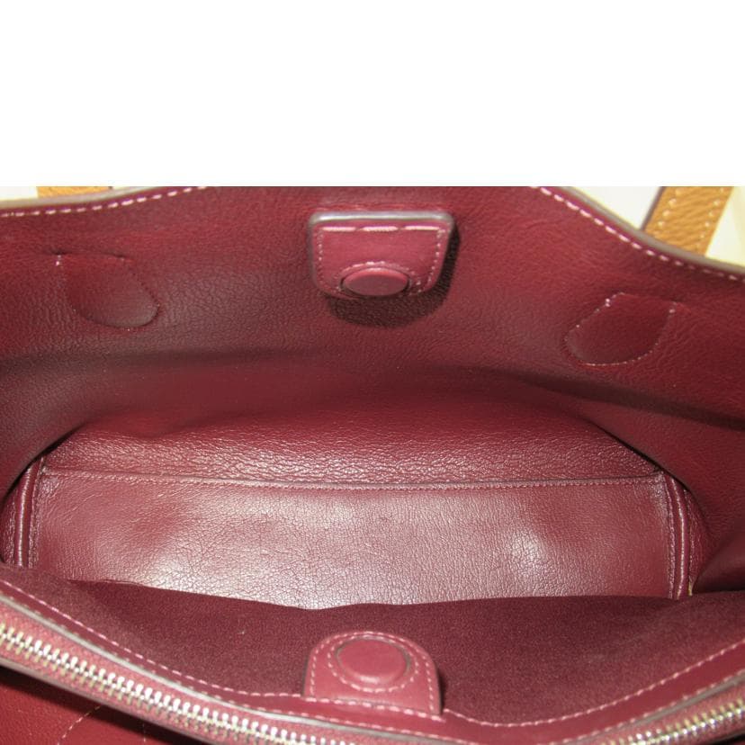COACH 2-Way Bag Leather CH195 F23** AB Grade 63 8