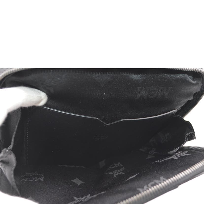 MCM Duke Visetos Leather Backpack Black MMK5ADK05BK001 M87** Rank A 89 [Used] 7