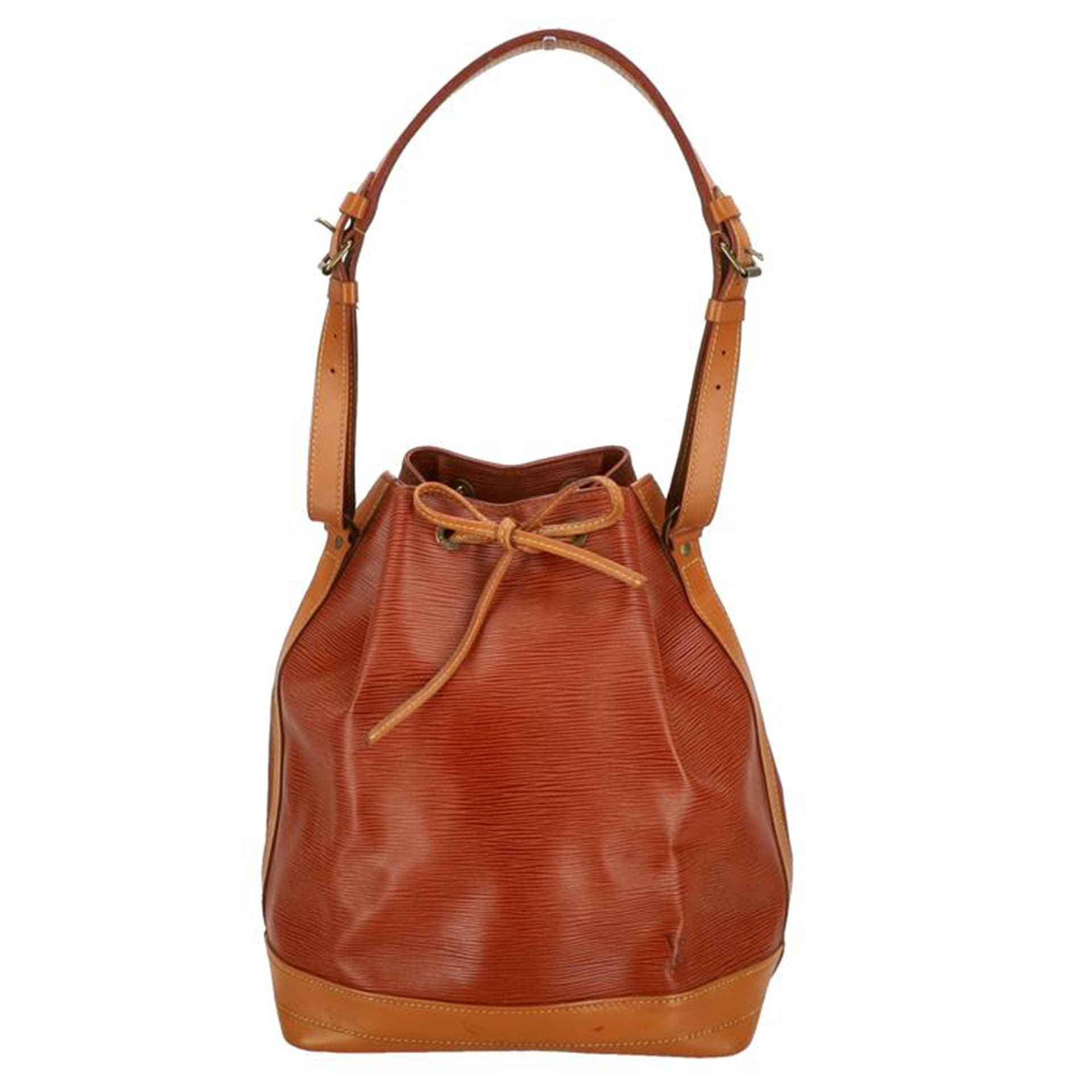 LOUIS VUITTON Louis Vuitton Noe Epi Bicolor Kenya Brown x Zipang Gold A21*** AB 2