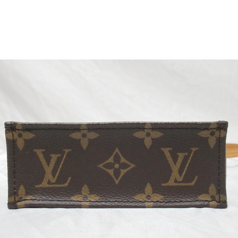 LOUIS VUITTON Louis Vuitton Petite Sac Plat Monogram M81295 SP0*** AB Rank 4