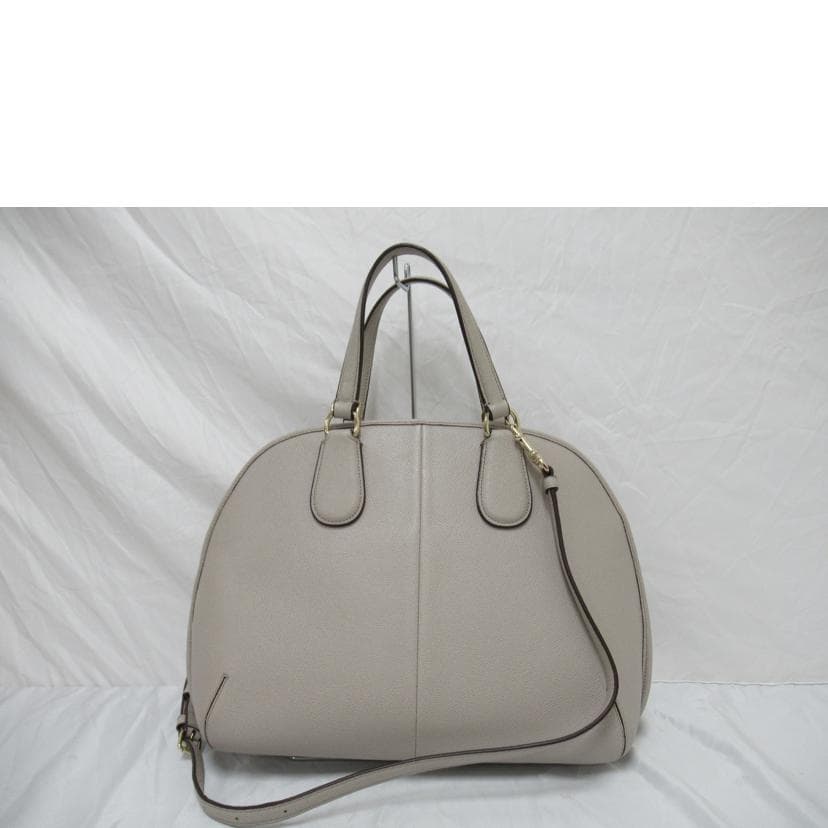 COACH 2-Way Bag Leather 34939 A15** A Grade 63 3
