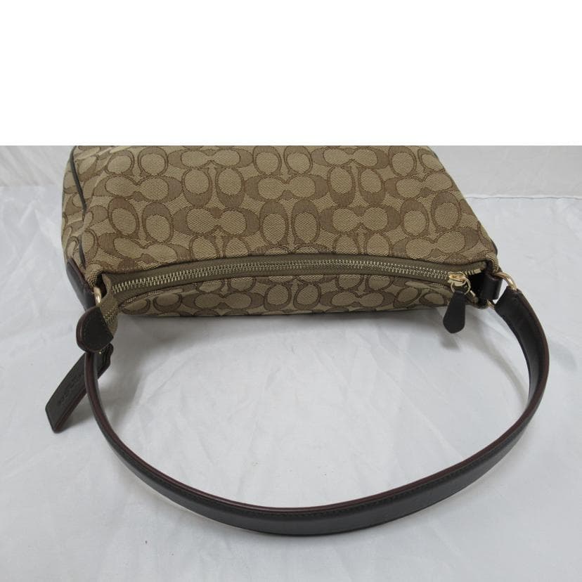 COACH Shoulder Bag Signature F29959 A18** AB Rank 63Used F29959 6