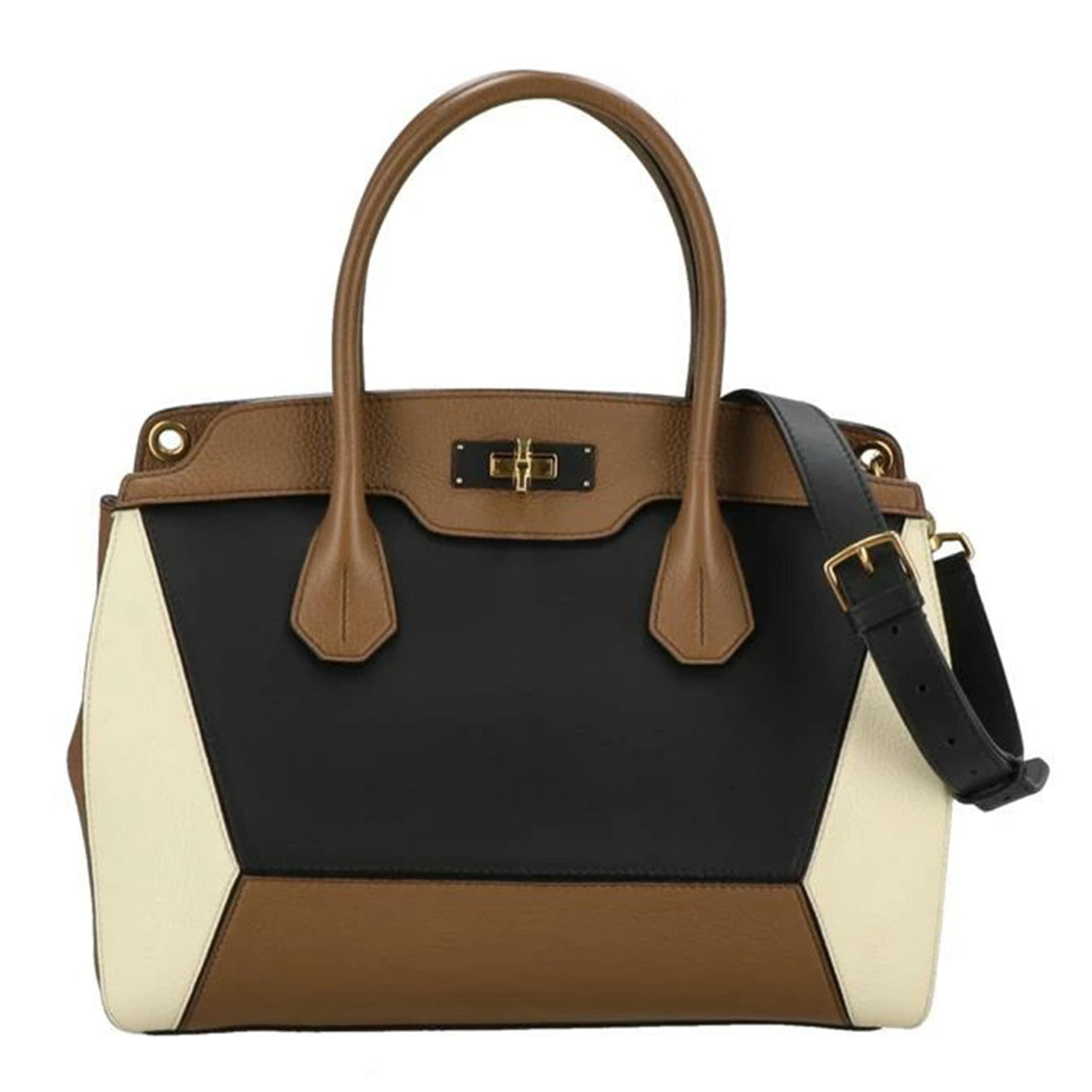 BALLY SOMMET B Multi-color Handbag AB Rank 06 [Used] 2