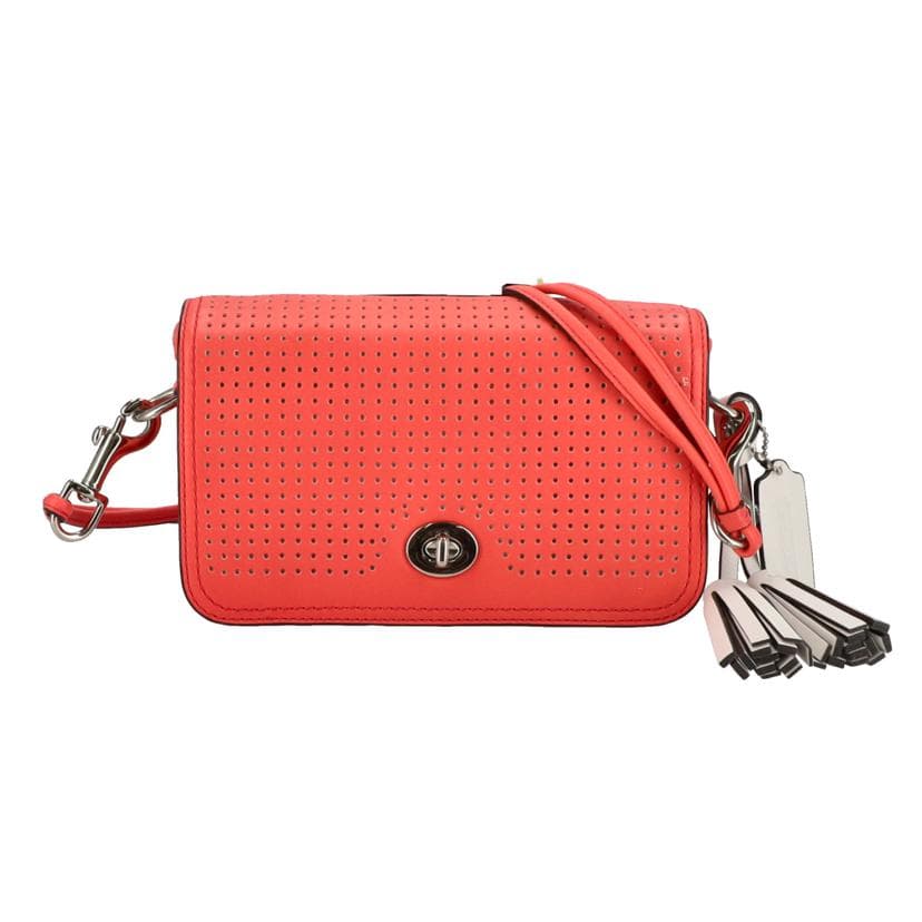 COACH Coach Legacy Barforeted Shoulder Bag Pink 22387 K12** AB Rank 06Used 22387 2