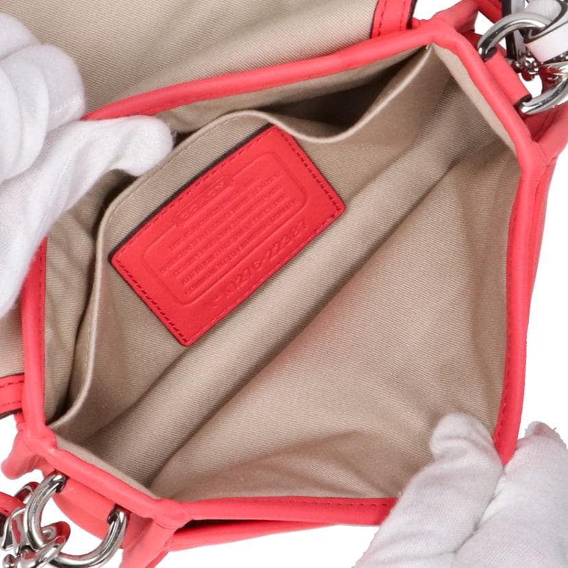 COACH Coach Legacy Barforeted Shoulder Bag Pink 22387 K12** AB Rank 06Used 22387 6