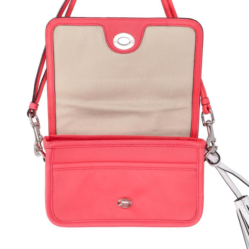 COACH Coach Legacy Barforeted Shoulder Bag Pink 22387 K12** AB Rank 06Used 22387 7