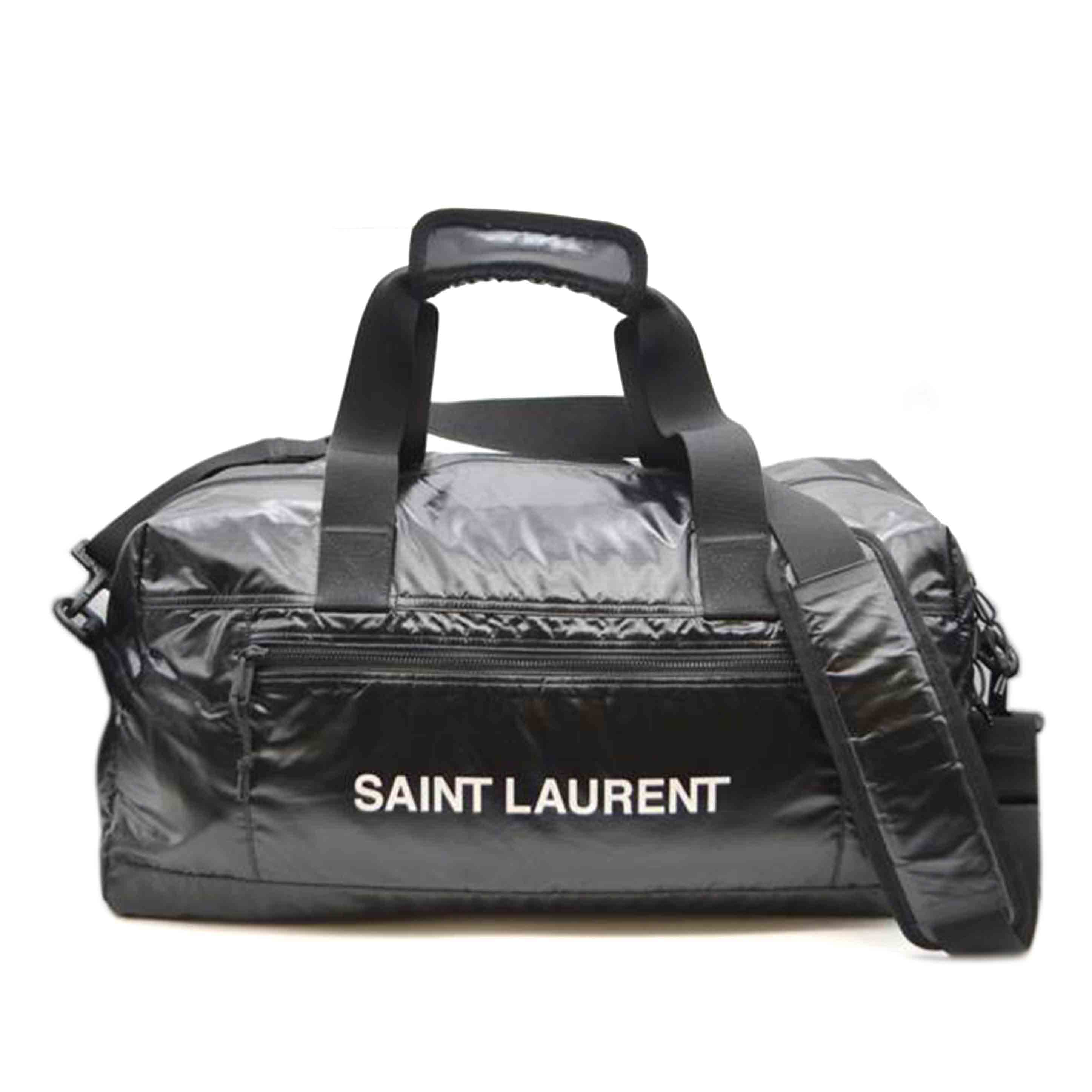 SAINT LAURENT NUX Duffle Nylon 2-way Boston Bag 581374 Rank SA 89 [Used] 581374 2