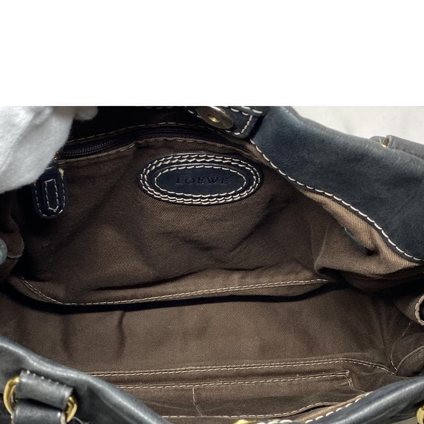 LOEWE Madrid Anagram Fringe Tote Bag WS14474 340*** Rank B 52Used WS14474 7