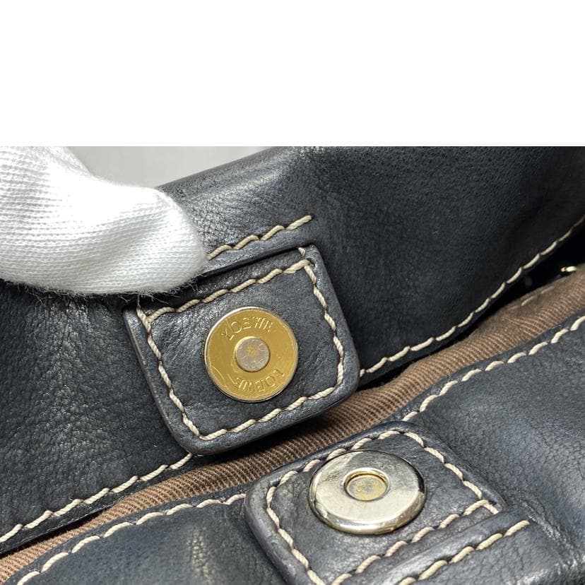 LOEWE Madrid Anagram Fringe Tote Bag WS14474 340*** Rank B 52Used WS14474 9